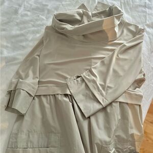 Joseph Ribkoff Beige Cowl Neck Dress